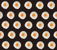 Priorità bassa dell&#39;illustrazione dell&#39;uovo fritto vettore
