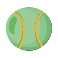pallina da tennis verde vettore