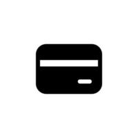 carta di credito icona disegno vettoriale simbolo credito, pagamento, valuta, bancario, carta per e-commerce