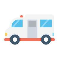 concetti di ambulanza alla moda vettore