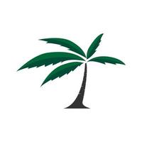 albero di cocco o palma moderno logo piatto simbolo icona disegno grafico vettoriale