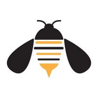 forma moderna volare ape miele logo simbolo icona grafica vettoriale illustrazione idea creativa