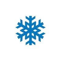 vettore invernale, logo astratto della neve