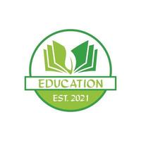 logo di educazione della natura, logo di educazione vettore