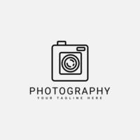 vettore di progettazione del logo della fotocamera del fotografo di fotografia astratta