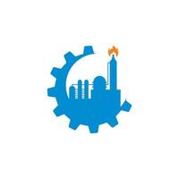 logo del settore, logo della fabbrica vettore
