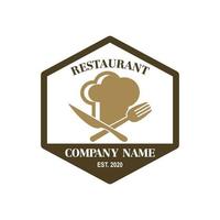 vettore chef, vettore logo ristorante