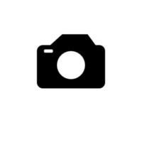 icona della fotocamera su sfondo bianco vettore