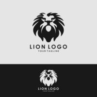 modello logo leone vettore