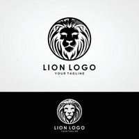 modello logo leone vettore