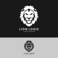 modello logo leone vettore