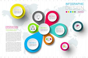 La spruzzata di affari delle etichette della goccia di acqua modella infographic. vettore