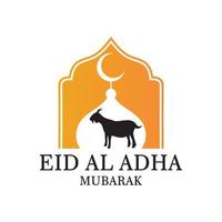 logo eid al adha, vettore logo islamico