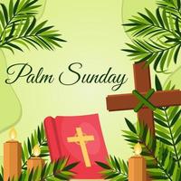 calda domenica delle palme vettore