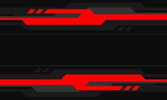 astratto rosso nero cyber banner direzione geometrica con spazio vuoto design moderno sfondo futuristico vettore