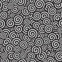 Fondo senza cuciture del cerchio a spirale astratto - Vector l&#39;illustrazione