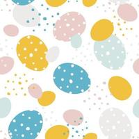 seamless pattern di uova di Pasqua vettore