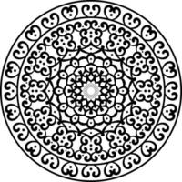 vettore di disegno mandala