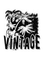 design t-shirt vintage. design di t-shirt vintage in stile topico. design t-shirt vintage retrò. vettore