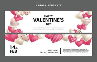 carta da parati amore modello di social media san valentino vettore