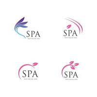 modello di progettazione illustrazione vettoriale logo spa