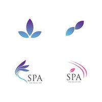 modello di progettazione illustrazione vettoriale logo spa