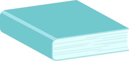 libro con copertina blu vettore