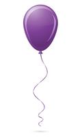 illustrazione vettoriale palloncino viola