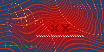 illustrazione della tecnologia dei dati. sfondo futuristico astratto. onda con punti e linee di collegamento su sfondo scuro. un'onda di particelle. visualizzazione di big data. vettore