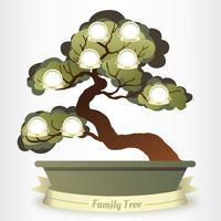 Disegno vettoriale di albero genealogico