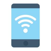 concetti di wifi mobile vettore