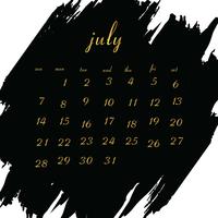 Calendario 2019 per il tuo progetto vettore