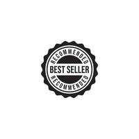 logo per la migliore vendita su sfondo bianco vettore