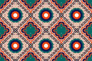 motivo geometrico etnico orientale. modello senza soluzione di continuità. design per tessuto, tenda, sfondo, moquette, carta da parati, abbigliamento, confezionamento, batik, tessuto, illustrazione vettoriale. modello di stile vettore