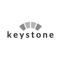 design del logo keystone semplice e unico vettore