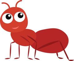 simpatico disegno di una formica vettore