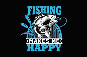 design t-shirt da pesca