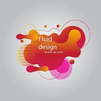illustrazione vettoriale eps di design fluido