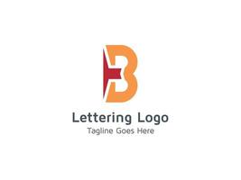 creativo di b logo design template pro vettore gratuito