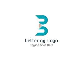 lettera b iniziale b design logo modello creativo pro vettore gratuito