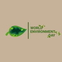 Giornata Mondiale per l&#39;Ambiente vettore