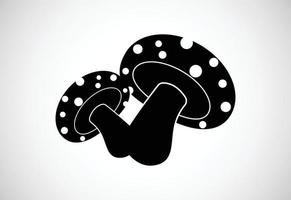 illustrazione vettoriale di design creativo di funghi. elementi floreali