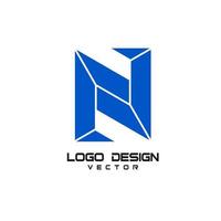 n simbolo logo design vettore
