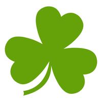 Lucky Irish Clover per il giorno di San Patrizio vettore