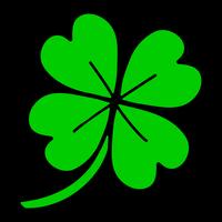 Lucky Irish Clover per il giorno di San Patrizio vettore