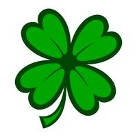Lucky Irish Clover per il giorno di San Patrizio vettore