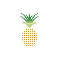 sfondo di illustrazione vettoriale logo ananas