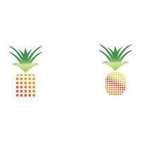 sfondo di illustrazione vettoriale logo ananas