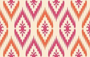 etnico astratto ikat art. modello senza cuciture in stile tribale, popolare e messicano. ornamento di arte geometrica azteca print.design per moquette, carta da parati, abbigliamento, avvolgimento, tessuto, copertina, tessile vettore