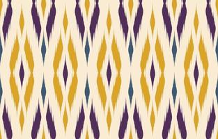 etnico astratto ikat art. modello senza cuciture in stile tribale, popolare e messicano. ornamento di arte geometrica azteca print.design per moquette, carta da parati, abbigliamento, avvolgimento, tessuto, copertina, tessile vettore